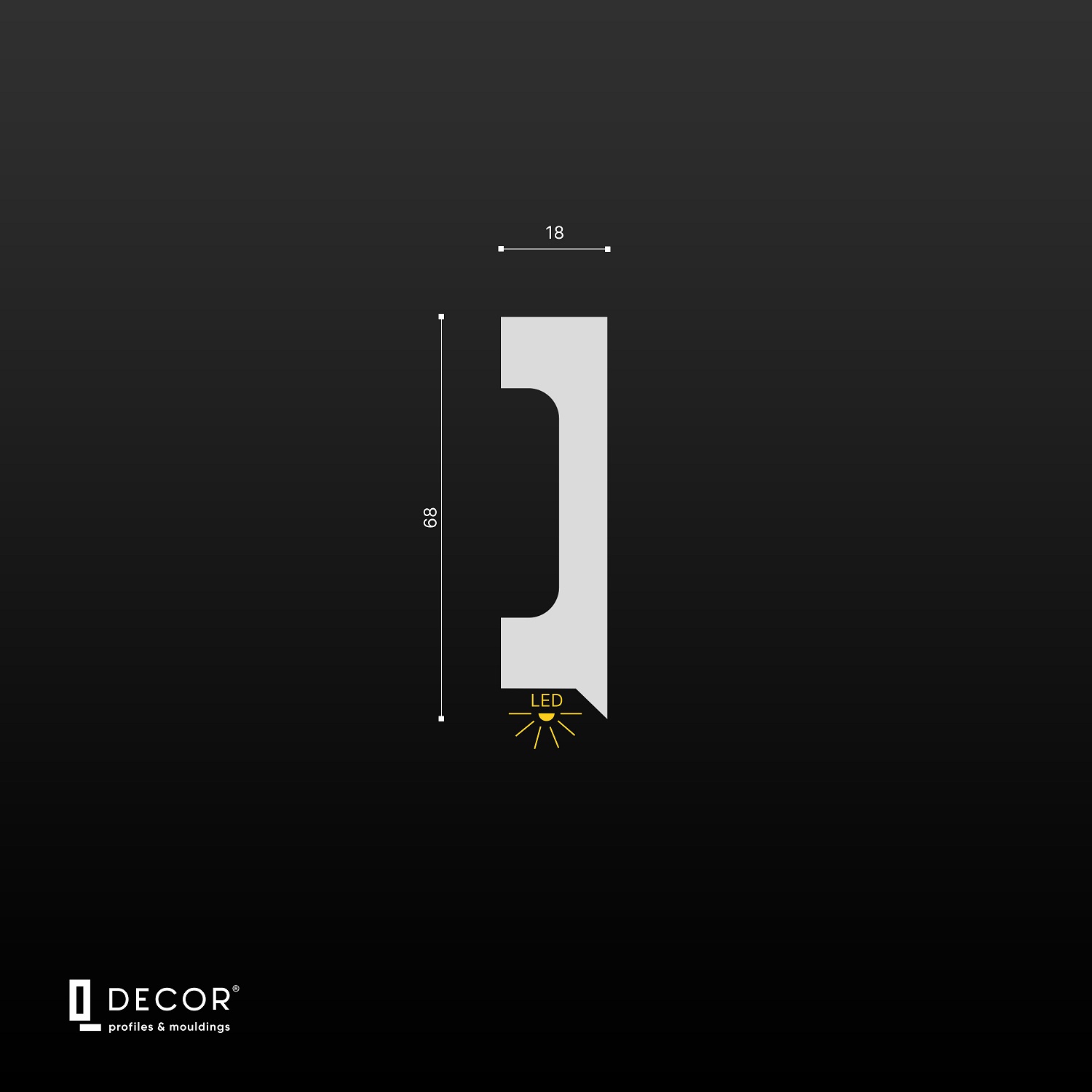 Молдинг Q Decor BX084L